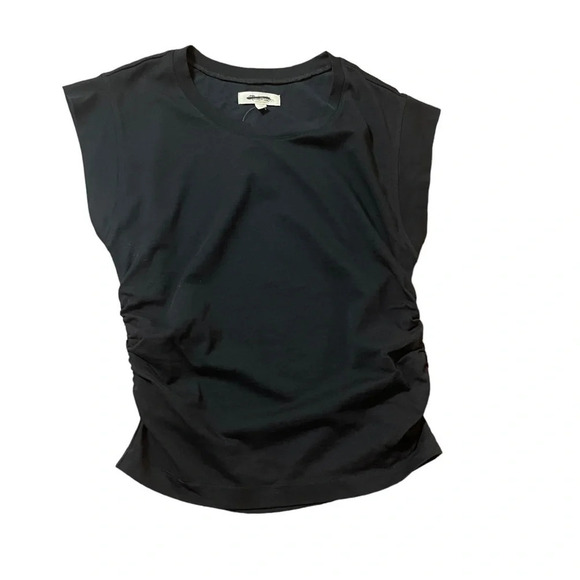Madewell Side-Cinch Muscle Tee, NWT, Size XS, Black - Picture 6 of 6